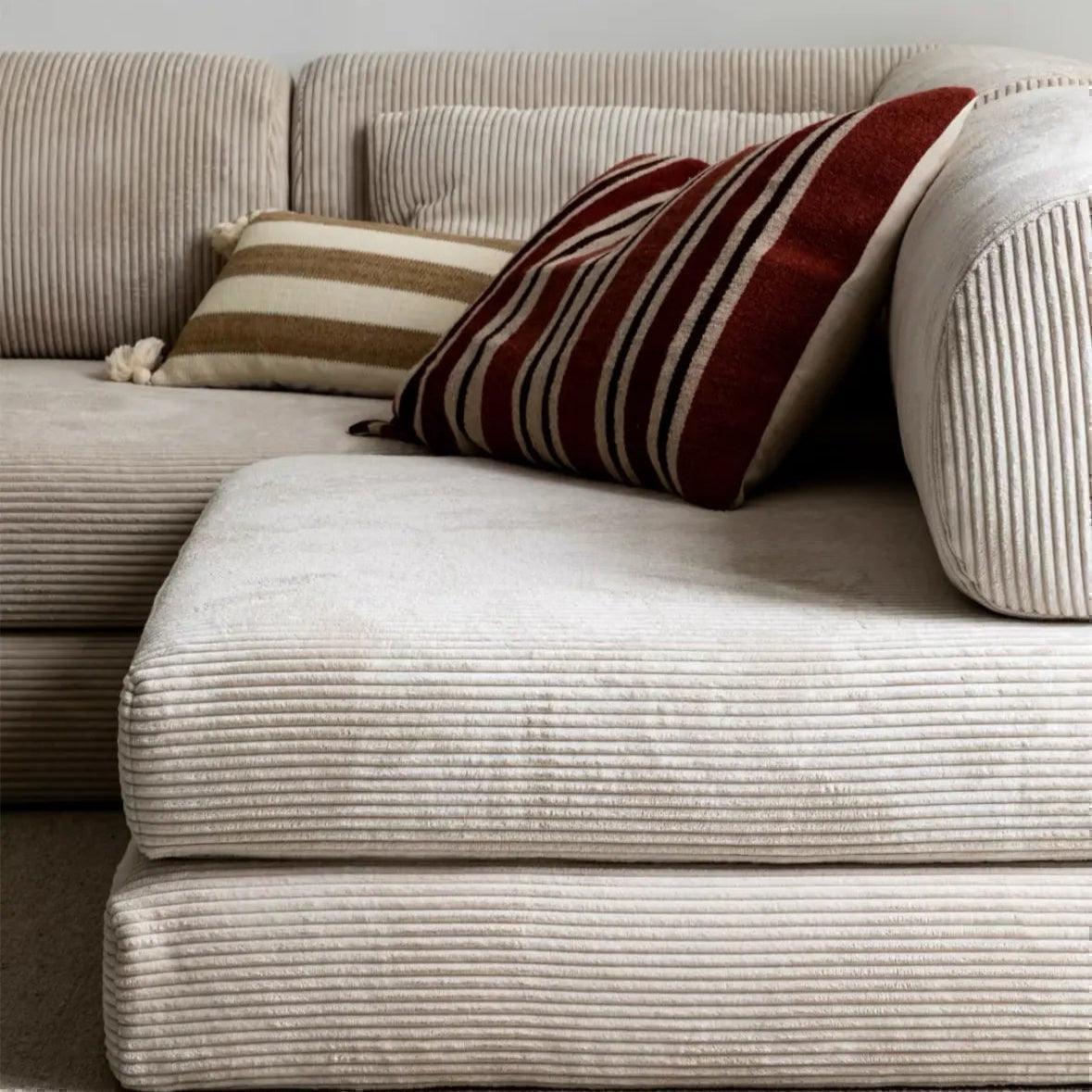 Nova L-Shaped Sofa-Aegean Blue - PortaSofa